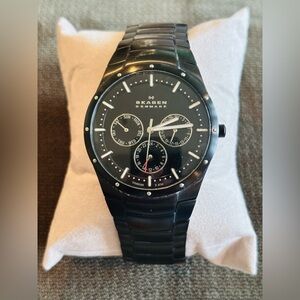 Skagen Dark Titanium Multifunction Watch 596XLTMXB